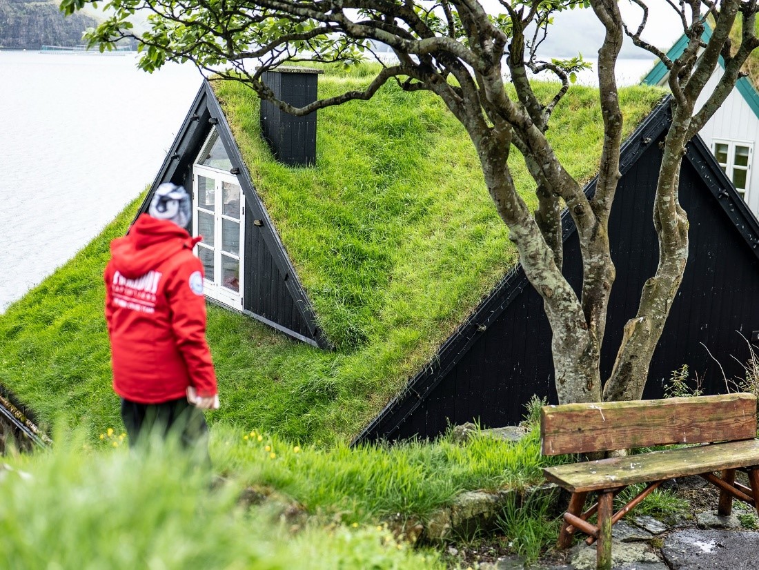 Дом с дерновой крышей