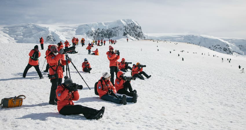 Фотографы в Антарктике