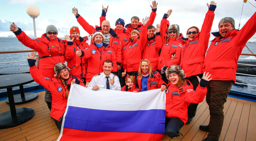 Круиз в Антарктику из России в составе русских групп