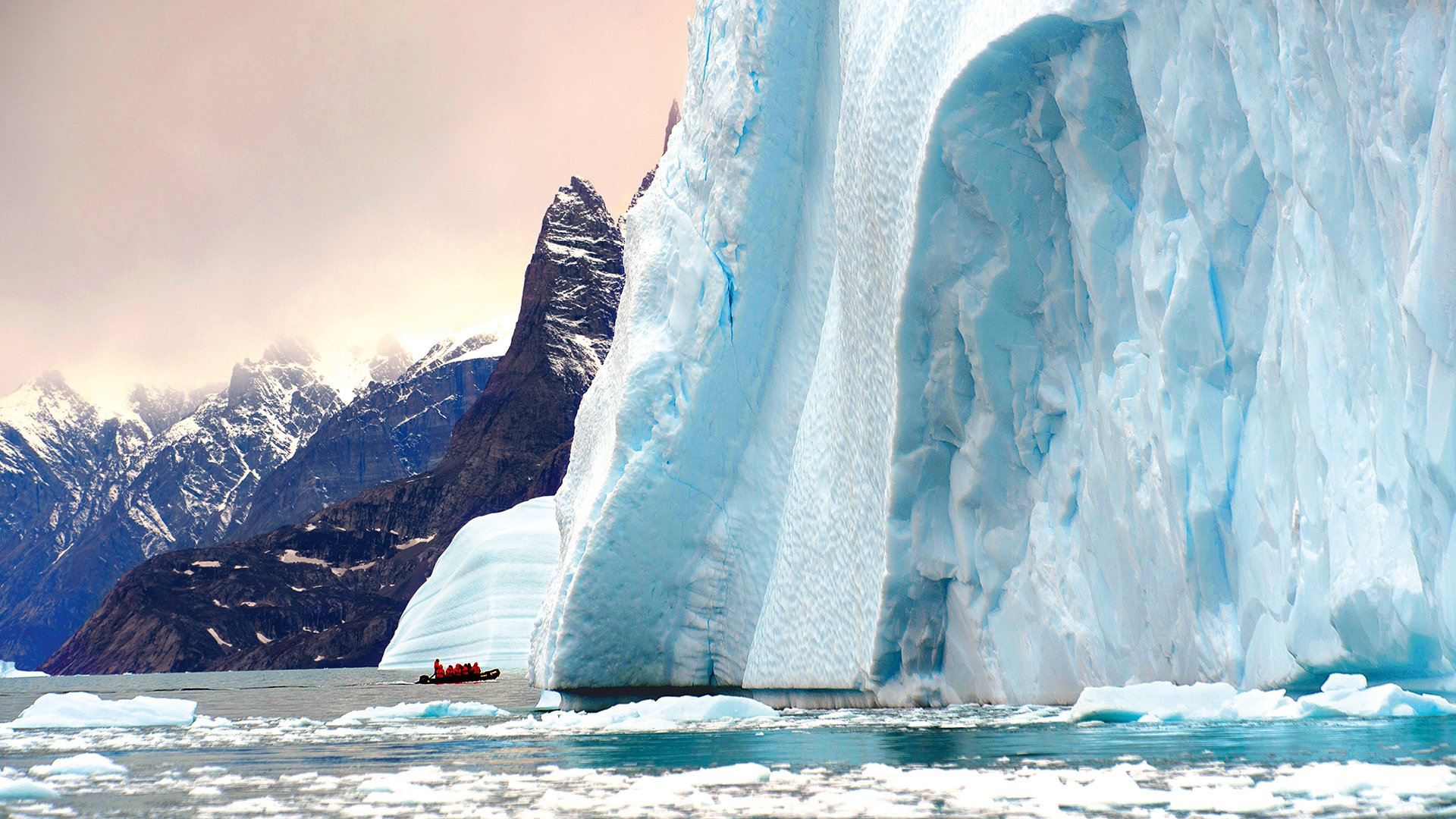 Восточная Гренландия ледник